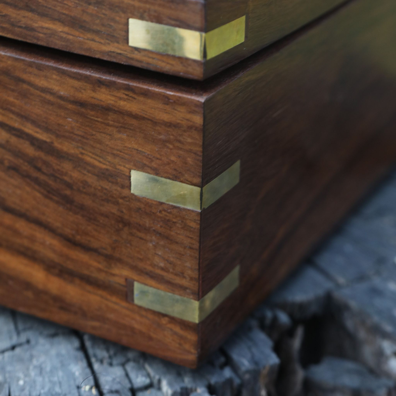 Anayra's Handcrafted & Handcarved Sheesham Wood Spice Box